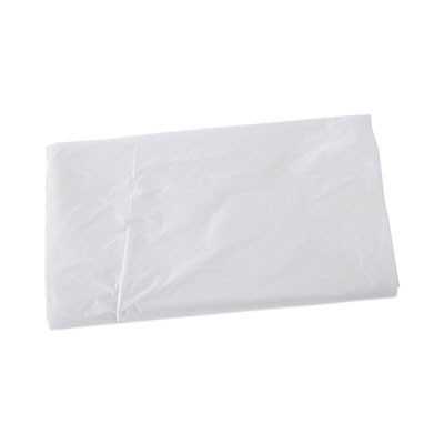 High Density Industrial Can Liners Flat Pack, 56 Gal, 16 Mic, 43" x 48", Natural, Flat Pack, 200/Carton