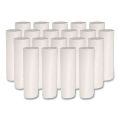 Low-Density Waste Can Liners, 30 Gal, 0.5 Mil, 30" x 36", White, Perforated Roll, 10 Bags/Roll, 20 Rolls/Carton