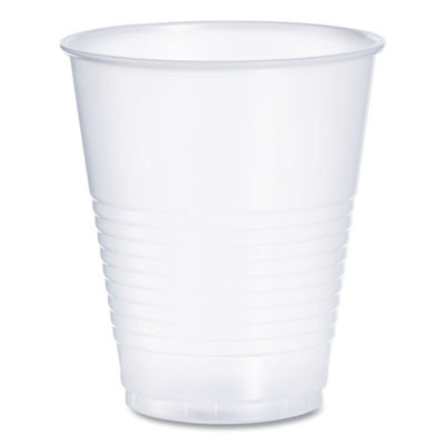 High-Impact Polystyrene Squat Cold Cups, 12 Oz, Plastic, Translucent, 50/Pack
