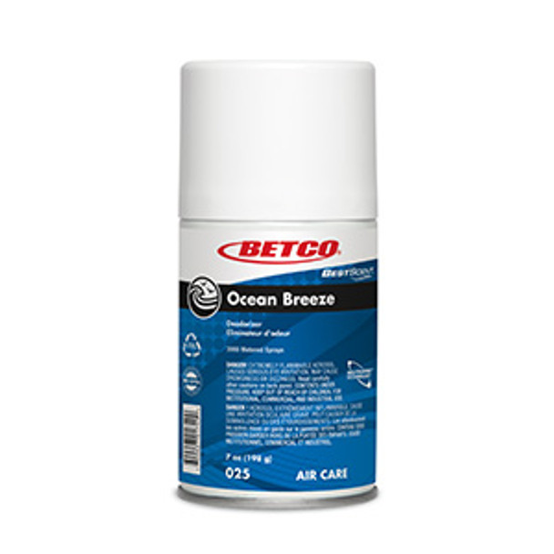 Betco 02583-00 Best Scent - Ocean Breeze 3000 Sprays (6 - Aerosol Cans)