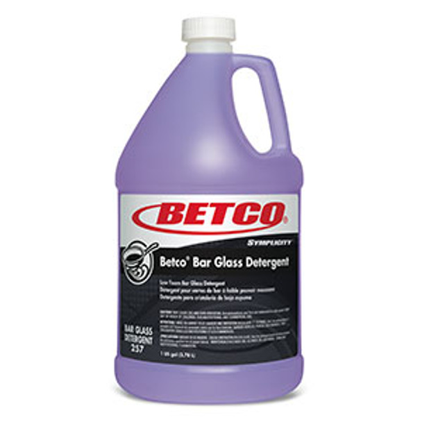 Betco 25704-00 Betco Bar Glass Detergent (4 - 1 GAL Bottles)