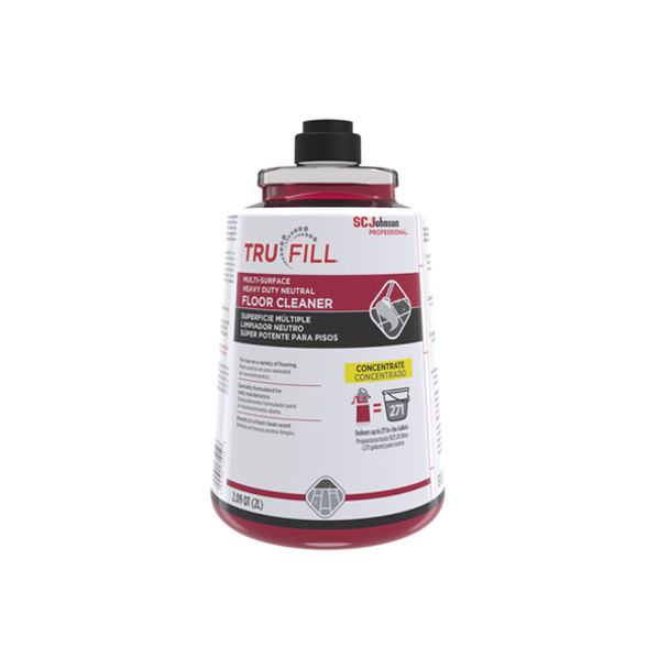 SC Johnson – 684502 - TruFill® Multi-Surface Heavy Duty Neutral Floor Cleaner Concentrate 2 Liter Cartridge