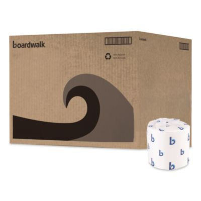 One-Ply Toilet Tissue, Septic Safe, White, 1,000 Sheets/Roll, 96 Rolls/Carton