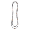 Melon Bead and Navajo Pearl Necklace