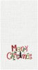 Merry Christmas Cotton Waffle Weave Kitchen Towel