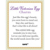 Victorian Lace Egg Charm