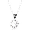 Engraved C Initial Necklace