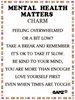 Mental Health Matters Spinning Charm