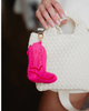Western Boot Coin Purse Keychain