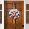 Patriotic Highland Cow Décor
