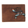 Brown Hawk Front Pocket Bifold Wallet