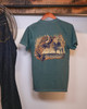 Green Morning Star American Indian Village T-Shirt
