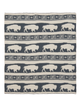 Wrangler Buffalo Slate Stretchy Throw Blanket