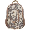 Tan & Cream Floral Rockstar Backpack