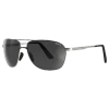 Matte Silver Nova Sunglasses