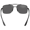 Matte Black Wing Sunglasses