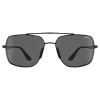 Matte Black Wing Sunglasses