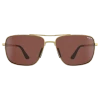 Matte Gold Porter Sunglasses