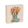 Harvest Blossom Sign Wood Block