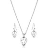 Snowcapped Heart Jewelry Set