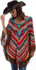 Serape Fringe Poncho