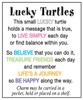 Lucky Turtle Charm