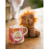 Ceramic Cup with Plush Lion