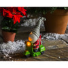 Holiday Gnome Driving Motorcycle Statuary