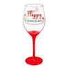 Happy Alcoholiday Wine Glass