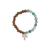 Tree of Life Beaded Charm Bracelet