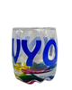 Wyoming Tie-Dye Shot Glass