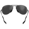 Polarized Burnished Silver Wesley Sunglasses