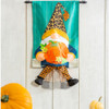 Fall Gnome with Pumpkin Garden Kickin Flag