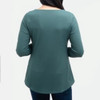 Scoop Neck Button Top