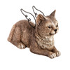 Cat with Metal Wings Garden Statuary