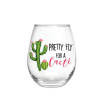 Pretty Fly for a Cacti Wine Glass Gift Set