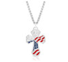 Blessed American Made Cross Necklace