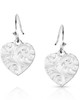 Chiseled Heart Earrings