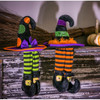 Witch Tabletop Decoration with Dangling Legs