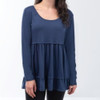 Ruffled Hemline Top