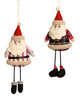 Fabric Santa Ornament