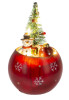 LED Light Up Santa & Snowman Scene Figurines