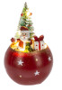 LED Light Up Santa & Snowman Scene Figurines