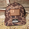 Camo American Flag Trucker Hat