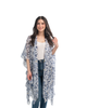 Abstract Circle Ruffle Wrap