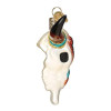 Steer Skull Glitter Ornament