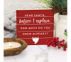 How Much Do You Know Already? Santa Rustic Sign