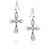 Faith in my Heart Cross Earrings