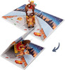 Santa Sleigh Paper Pop up Card
