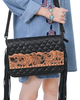 Black Crossbody Fringe Purse